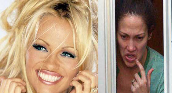 عکسهای قبل و بعد از آرایش معروف ترین زنان هالیوود