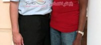 زن و شوهری با قد و قامتی عجیب!!