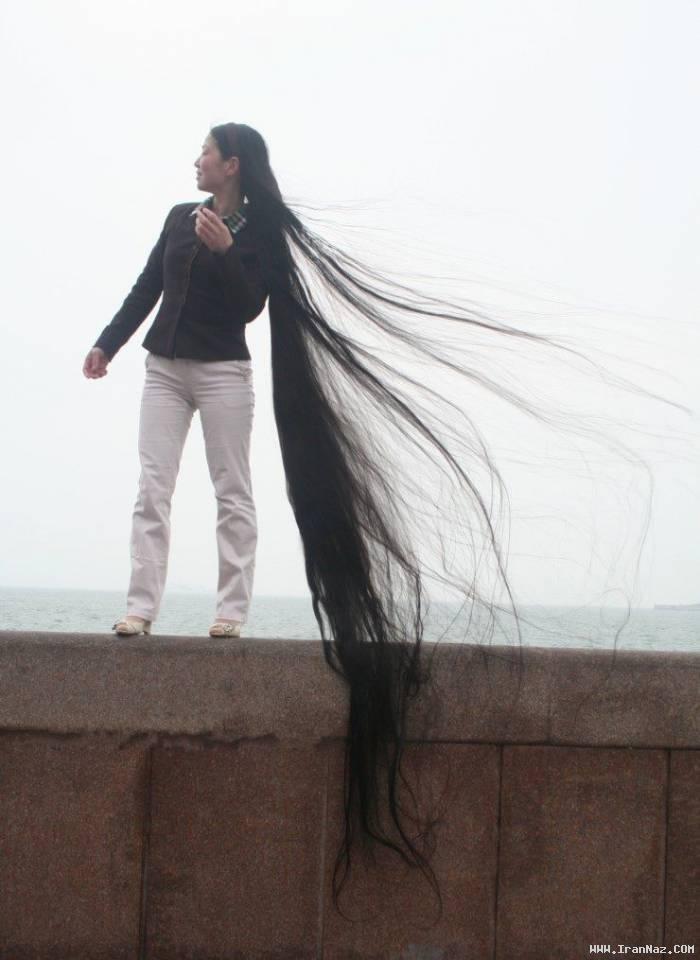 عکس های جالب و دیدنی از زنانی با بلندترین موی دنیا