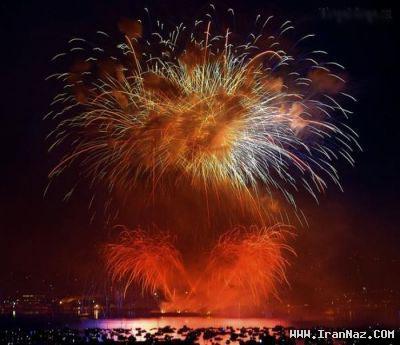 عكس هایی تماشایی و جالب از زیباترین آتش بازی ها