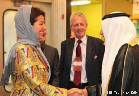 وقتی دختر شاه عربستان روبنده‌اش را میدارد +عکس