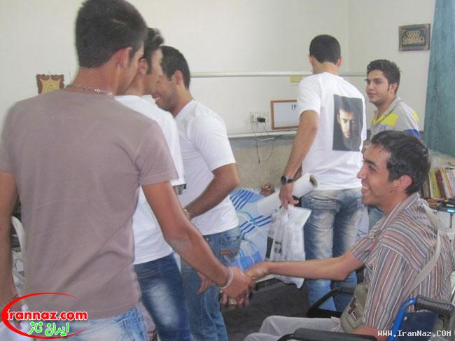 عکس هایی از جشن طرفداران محسن چاووشی در آسایشگاه کهریزک