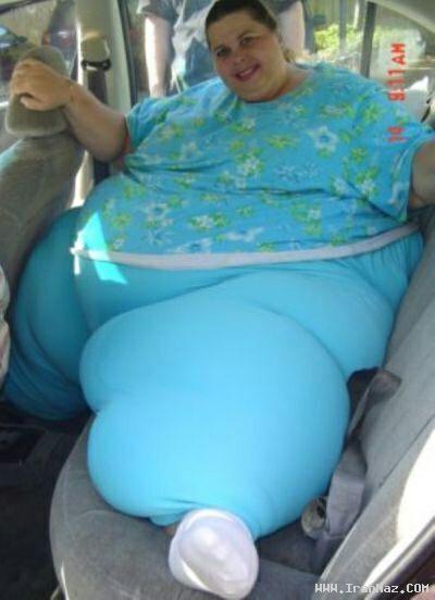 عکس هایی جالب و باور نکردنی از چاق ترین زن دنیا!!