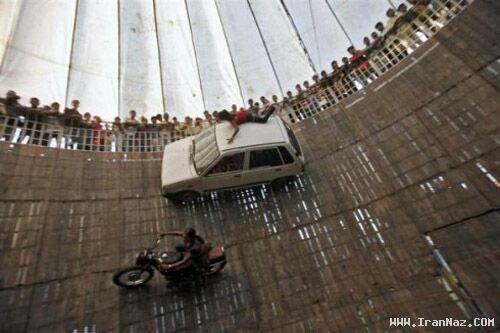 عکسهای باور نکردنی از زنان راننده دیوار مرگ در هند