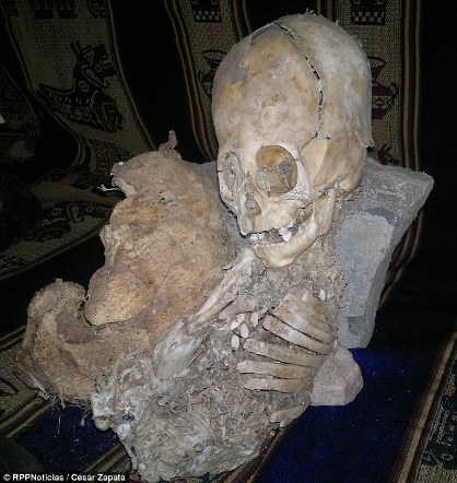 کشف کله های نیم متری در پرو!!! +عکس