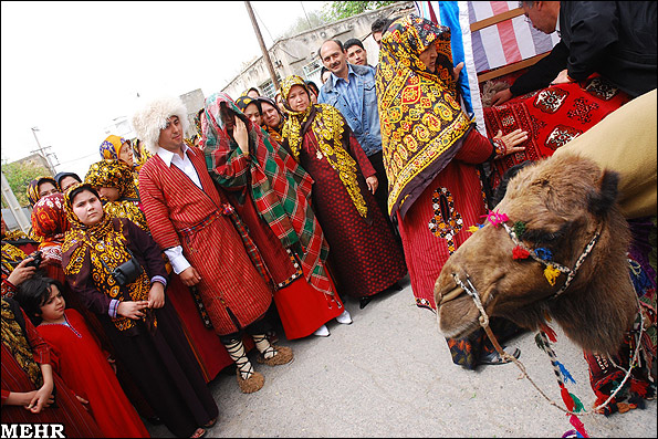 گزارش تصویری: جشن ازدواج ترکمنها