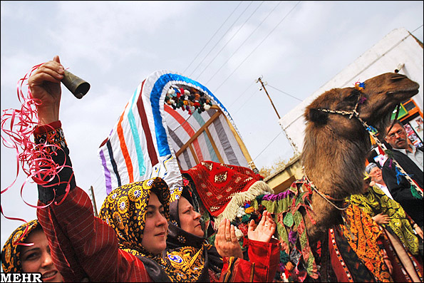 گزارش تصویری: جشن ازدواج ترکمنها
