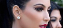 عکس های لو رفته کیم کارداشین در جشن کریسمس