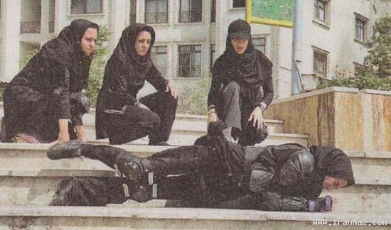 عکس هایی از تمرینات دختران بدلکار در شمال تهران