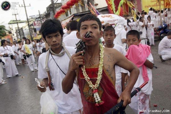عکس های وحشتناک از جشنواره گیاهخواری در تایلند