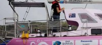دختری تنها که دور دنیا را با قایقش طی کرد!! + تصاویر