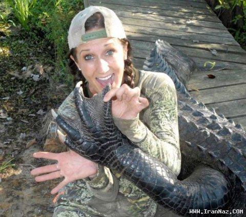 عکس هایی از بزرگ ترین شکارچی زن و قاتل حیوانات