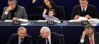 عکس های دختر خانمی که در پارلمان اروپا بزرگ شد!