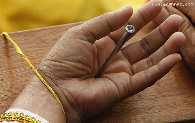 عکس های باورنکردنی از به چهار میخ کشیدن! (18+)