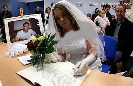 ازدواج وفادارترین دختر جهان با نامزد مرده اش +تصاویر