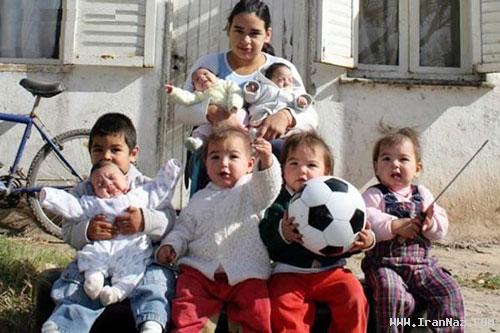 سرگذشت عجیب دختری 17 ساله‌ با 7 فرزند! +تصاویر