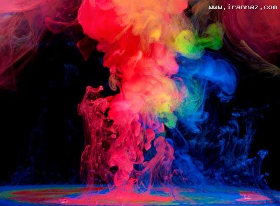 عکس هایی از هنرنمایی فوق العاده زیبا با رنگ و بخار