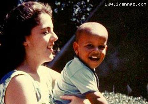 انتشار عکس هایی برهنه از جوانی مادر اوباما +عکس