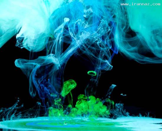 عکس هایی از هنرنمایی فوق العاده زیبا با رنگ و بخار