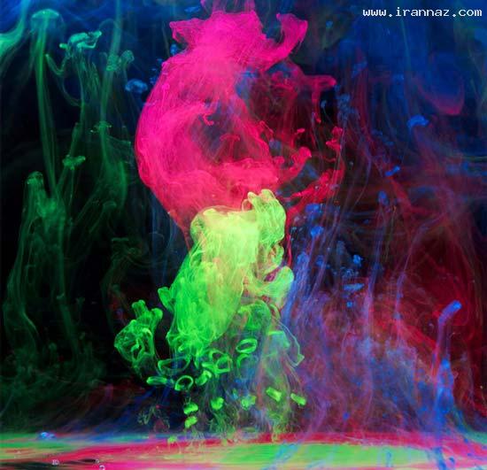 عکس هایی از هنرنمایی فوق العاده زیبا با رنگ و بخار