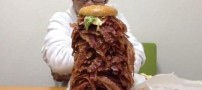 خوردن غذا تا سرحد مرگ بخاطر رکورد شکنی +تصاویر