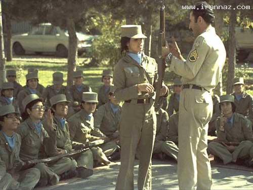 عکس هایی از سربازی دختران ایرانی در قبل از انقلاب