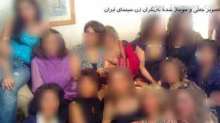 جنجال تصویر مونتاژ شده بازیگران زن ایران + عکس