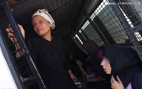 عکس های کریه از دستگیری زنان معتاد در فرحزاد