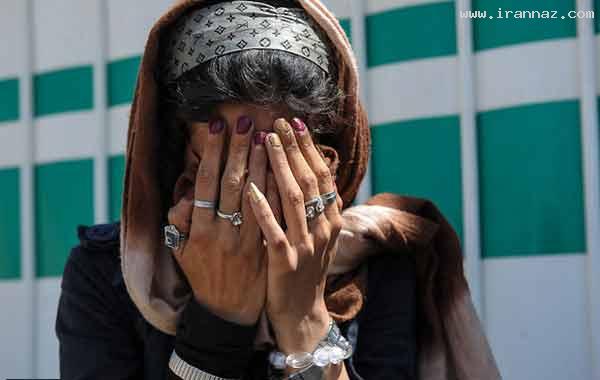 عکس های کریه از دستگیری زنان معتاد در فرحزاد