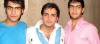 عکسی دیدنی از حامد کمیلی با برادران دوقلویش