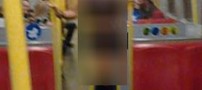 زن برهنه در مترو اتریش همه را شوکه کرد! (+عکس)