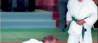 این دختر خانم یک رئیس جمهور را به زمین زده (عکس)