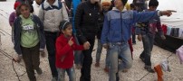 عکسی از آنجلینا جولی در میان پناهندگان سوری