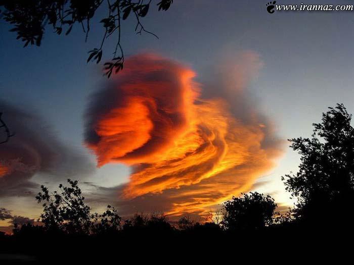 عکس های حیرت انگیز و دیدنی از ابرهای عدسی شکل