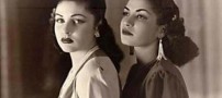 عکسی زیبا از اشرف پهلوی و فوزیه همسر رضا شاه