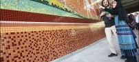 نقاشیهای دیواری لاله اسکندری در بزرگراه