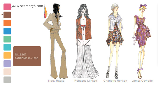 معرفی 10 رنگ برتر سال 2011 برای انواع لباس
