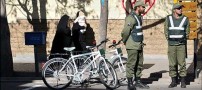 عکس هایی از پلیس دوچرخه سوار در تبریز