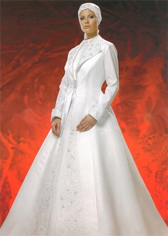 جدیدترین مدل های لباس عروس اسلامی 2011