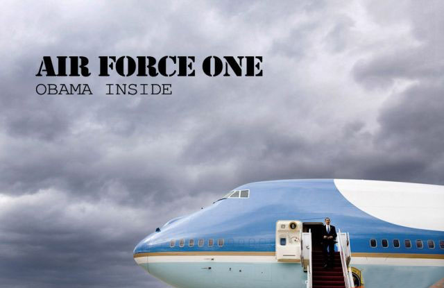 عکس هایی از هواپیمای شخصی اوباما