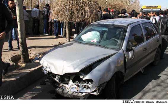 عکس های تصادفی مرگبار سرویس مدرسه در شیراز